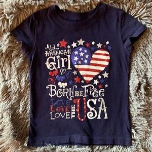 Children’s Place USA T shirt.  Size 4